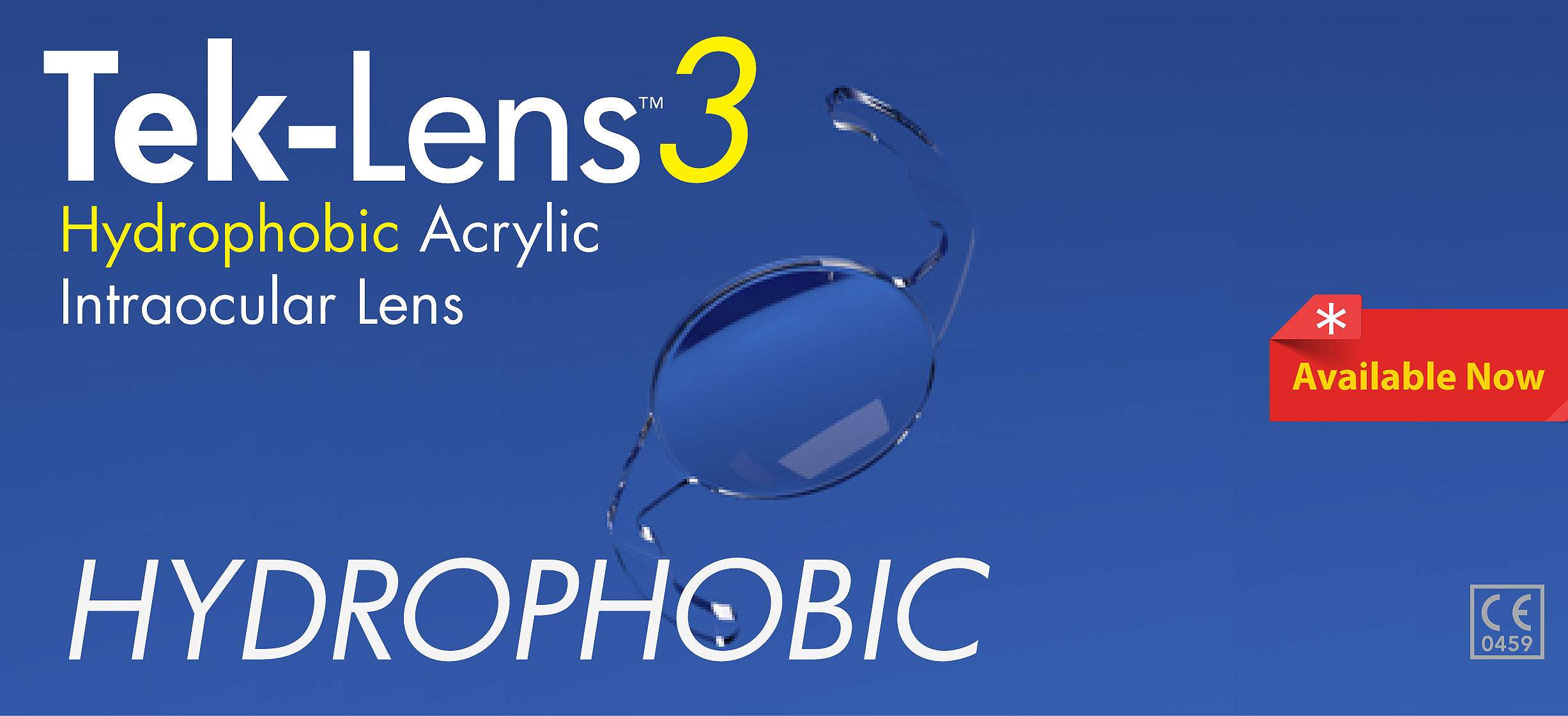 hydraphobic, hydrophobic acrylic IOL, IOL, Tek-Lens 3